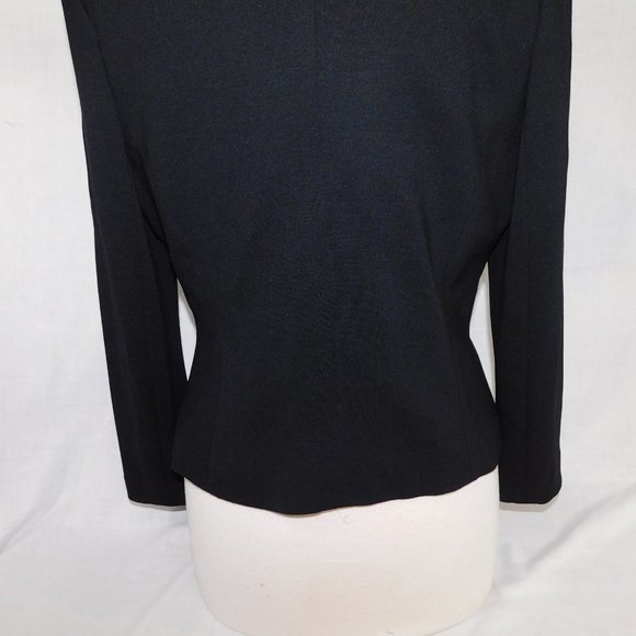 Yoana Baraschi Womens L Black Sparkle Detail Blazer - Picture 15 of 15